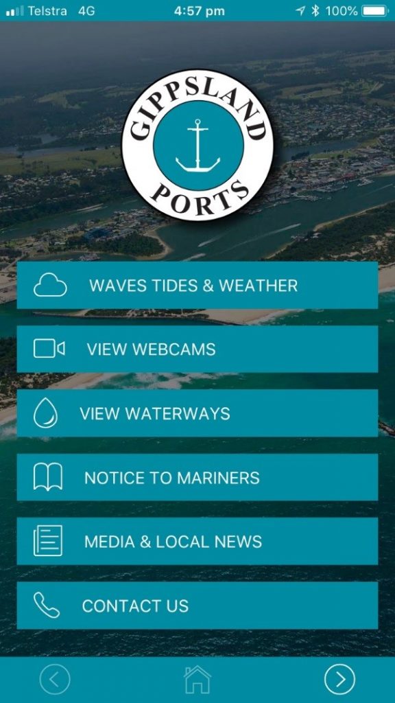 Gippsland Ports App - for the best real time marine information in Gippsland